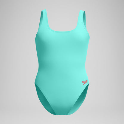 Textured Deep U-Back Swimsuit Turquoise - Speedo