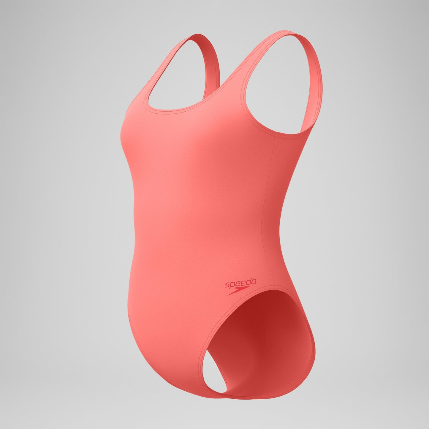 Textured Deep U-Back Swimsuit Coral - Speedo