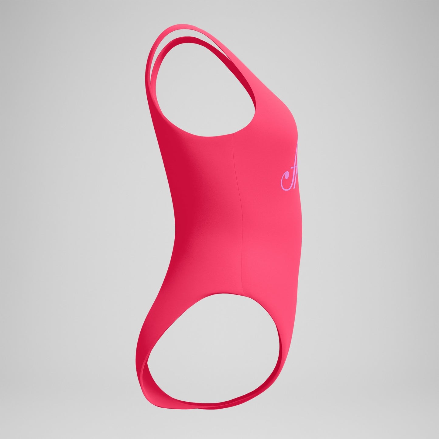 Logo Deep U-Back Swimsuit Pink - Speedo