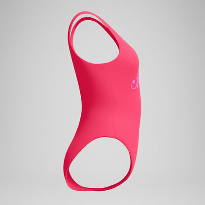 Logo Deep U-Back Swimsuit Pink - Speedo