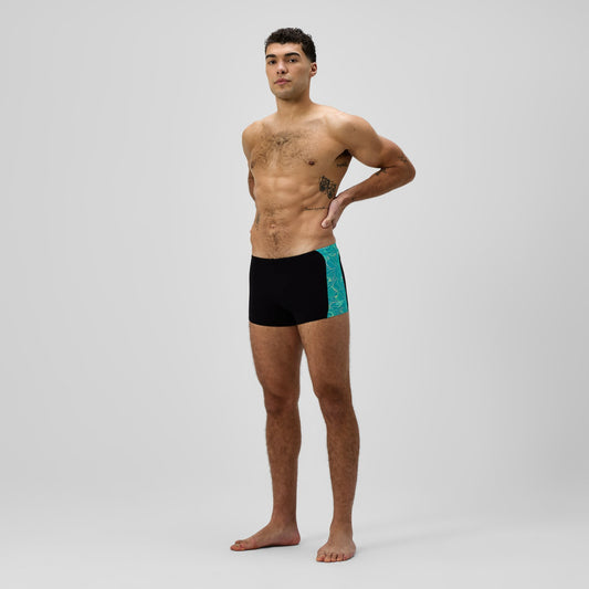Hyperboom Panel Aquashorts Black/Turquoise - Speedo