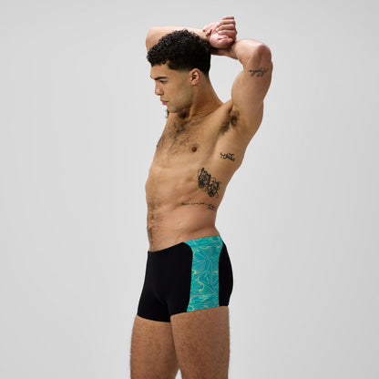 Hyperboom Panel Aquashorts Black/Turquoise - Speedo