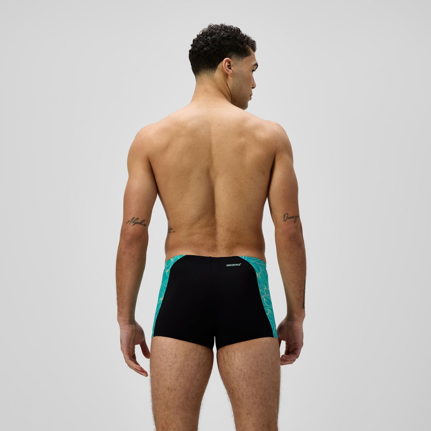 Hyperboom Panel Aquashorts Black/Turquoise - Speedo
