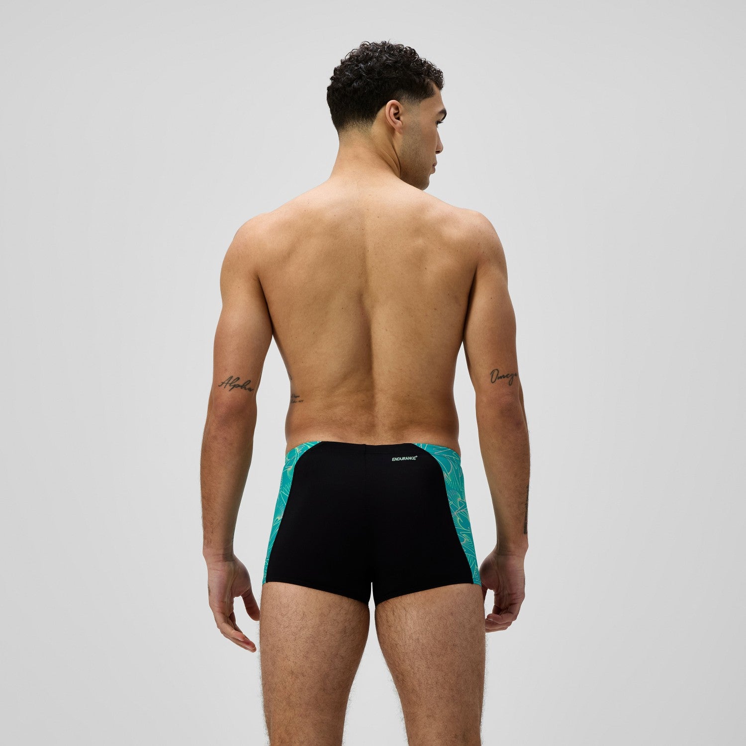 Hyperboom Panel Aquashorts Black/Turquoise - Speedo