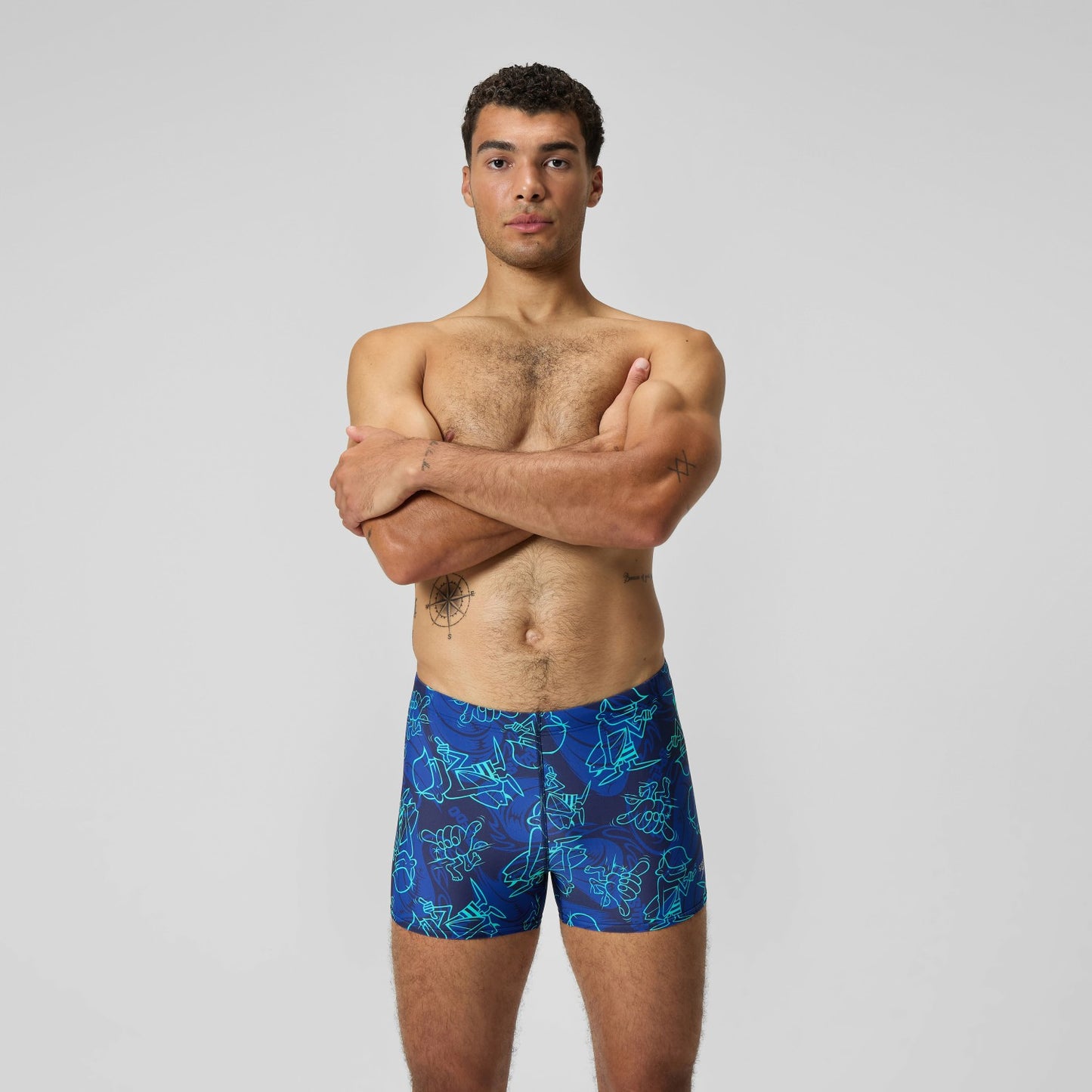Printed Beachstar Aquashorts Blue - Speedo