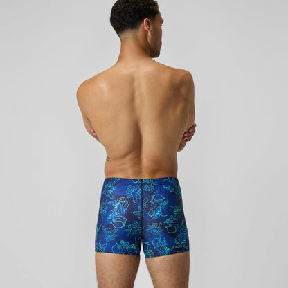 Printed Beachstar Aquashorts Blue - Speedo