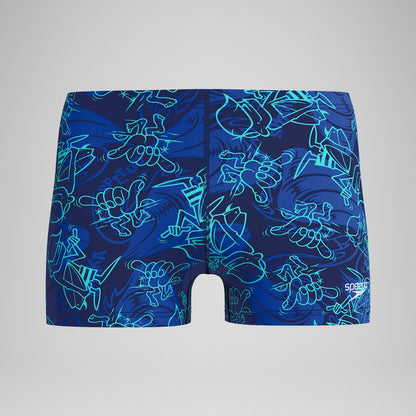 Printed Beachstar Aquashorts Blue - Speedo