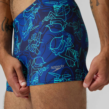 Printed Beachstar Aquashorts Blue - Speedo