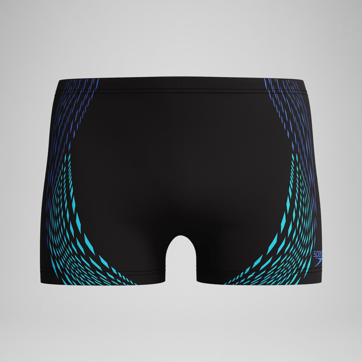 Duo Logo Print Aquashorts Black/Blue - Speedo
