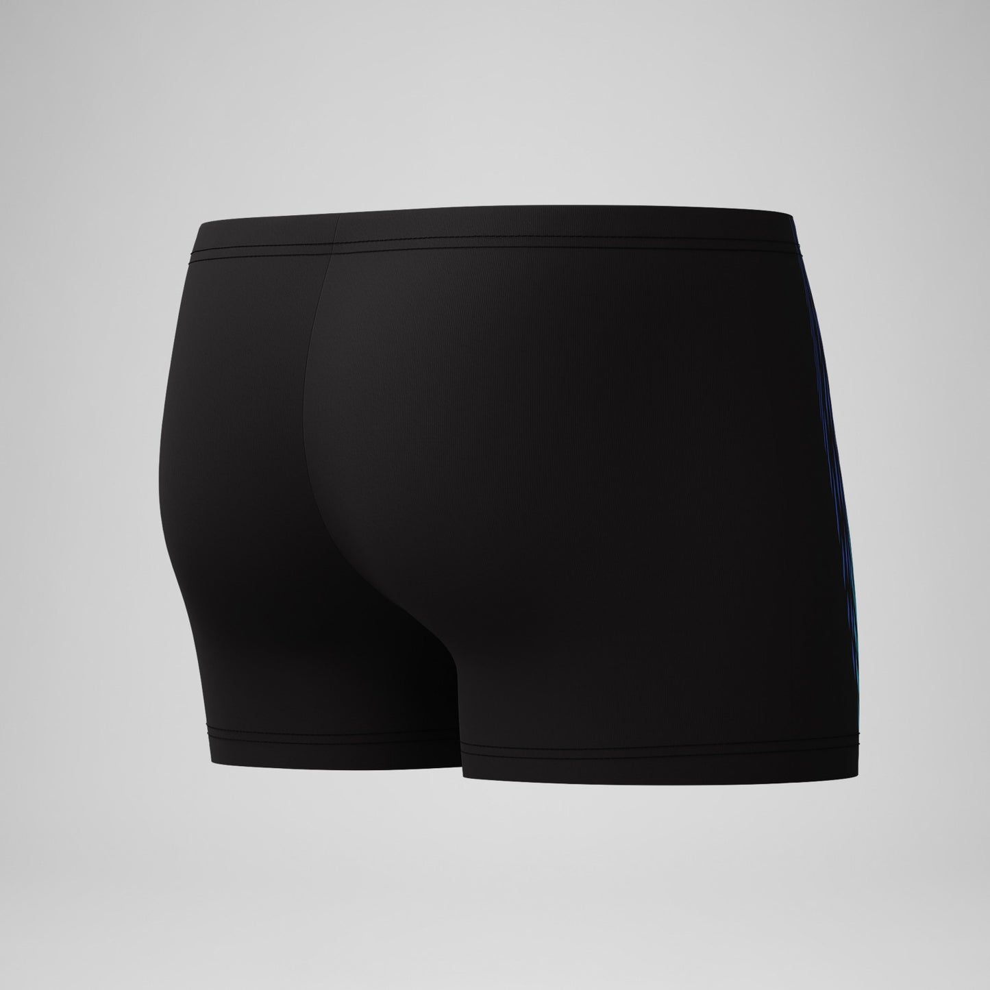 Duo Logo Print Aquashorts Black/Blue - Speedo