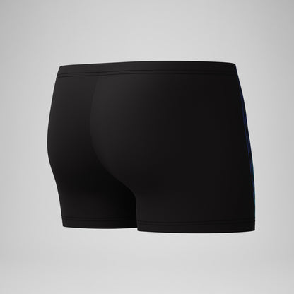 Duo Logo Print Aquashorts Black/Blue - Speedo
