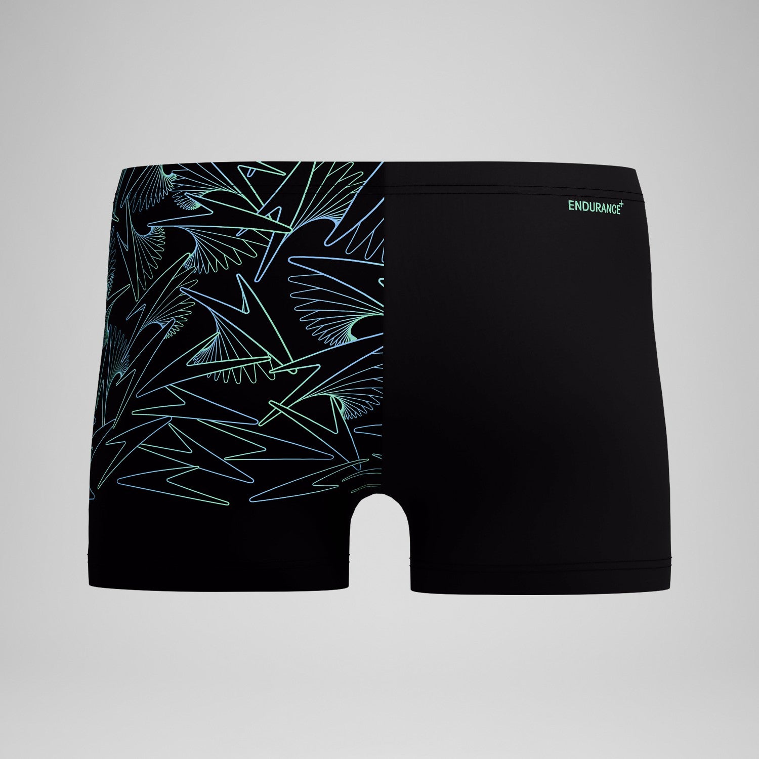 Hyperboom V-Cut Aquashorts Black/Green - Speedo