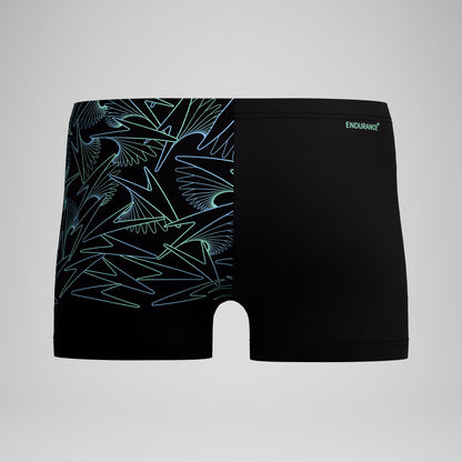 Hyperboom V-Cut Aquashorts Black/Green - Speedo