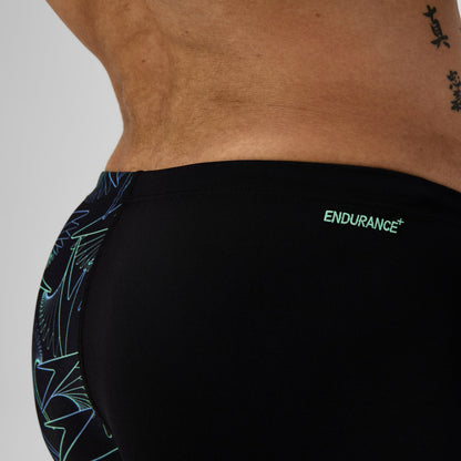Hyperboom V-Cut Aquashorts Black/Green - Speedo