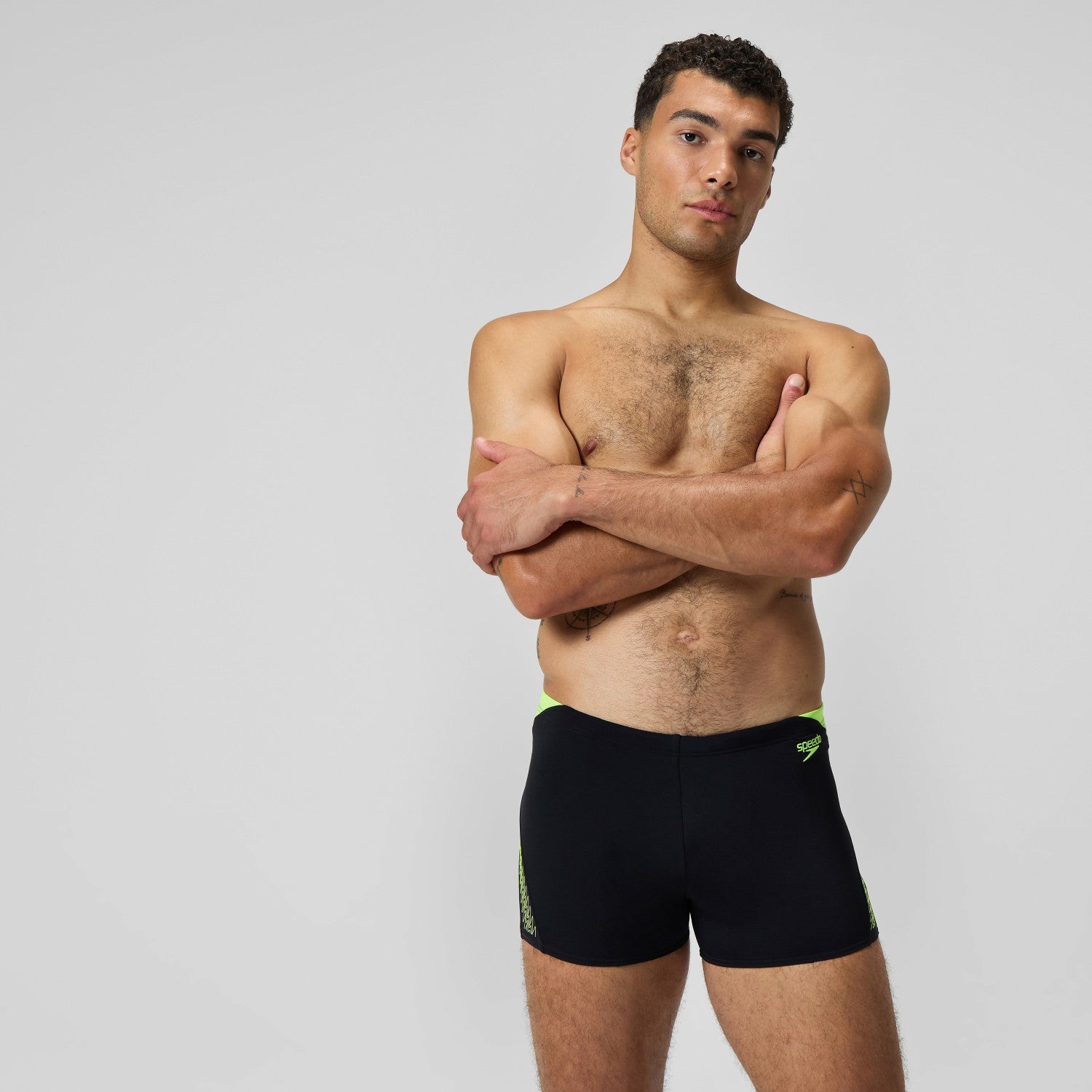 HyperBoom Splice Aquashorts Black/Yellow - Speedo