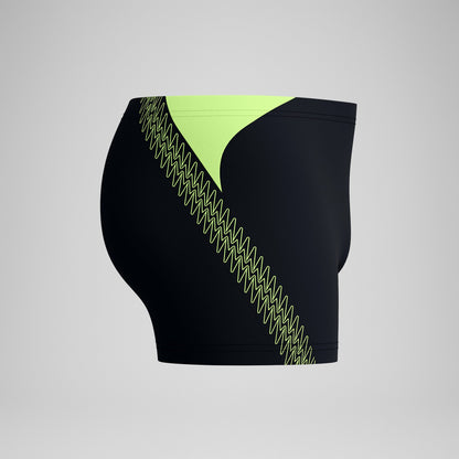 HyperBoom Splice Aquashorts Black/Yellow - Speedo