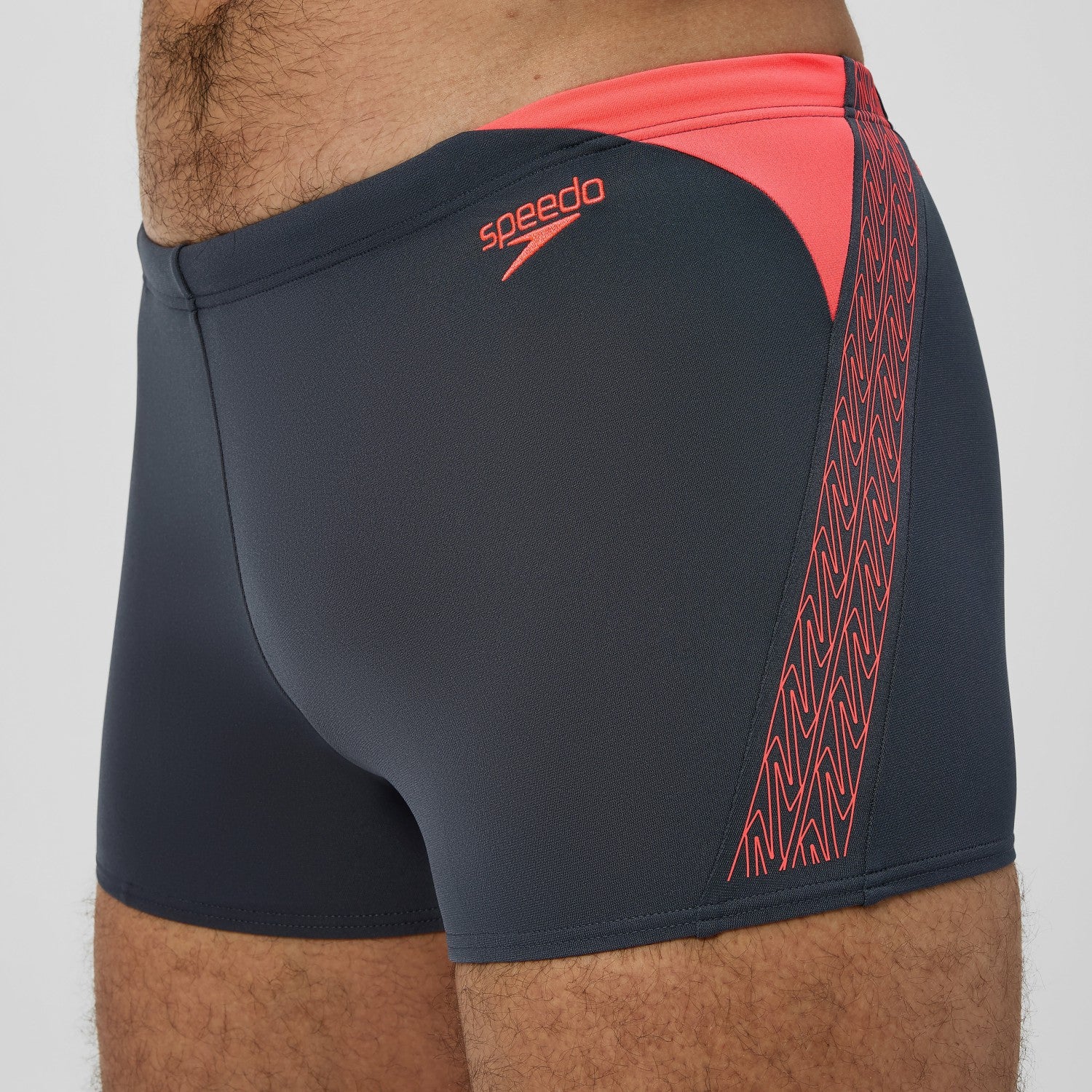 Hyperboom Splice Aquashorts Grey/Orange - Speedo