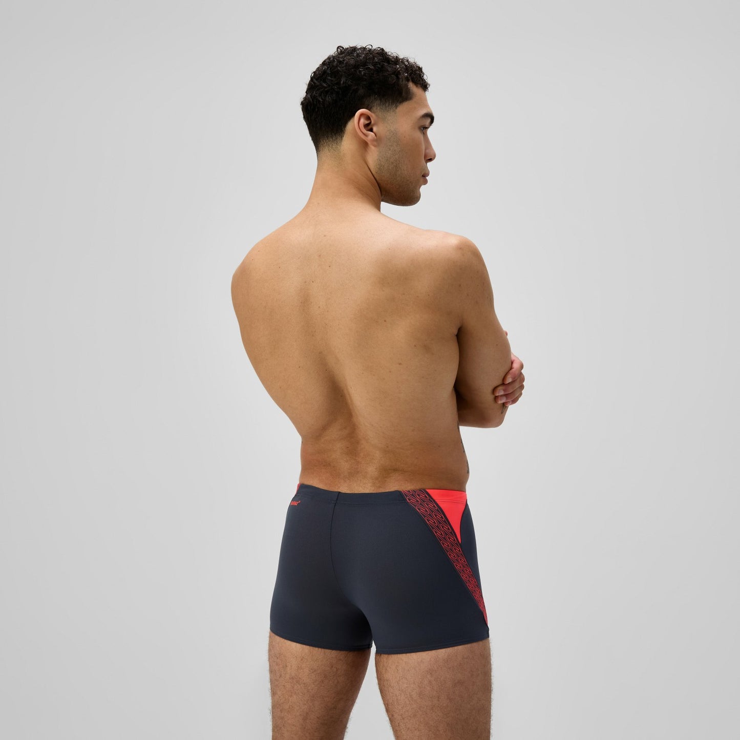 Hyperboom Splice Aquashorts Grey/Orange - Speedo