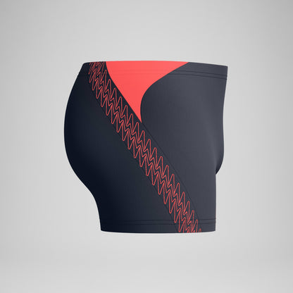 Hyperboom Splice Aquashorts Grey/Orange - Speedo