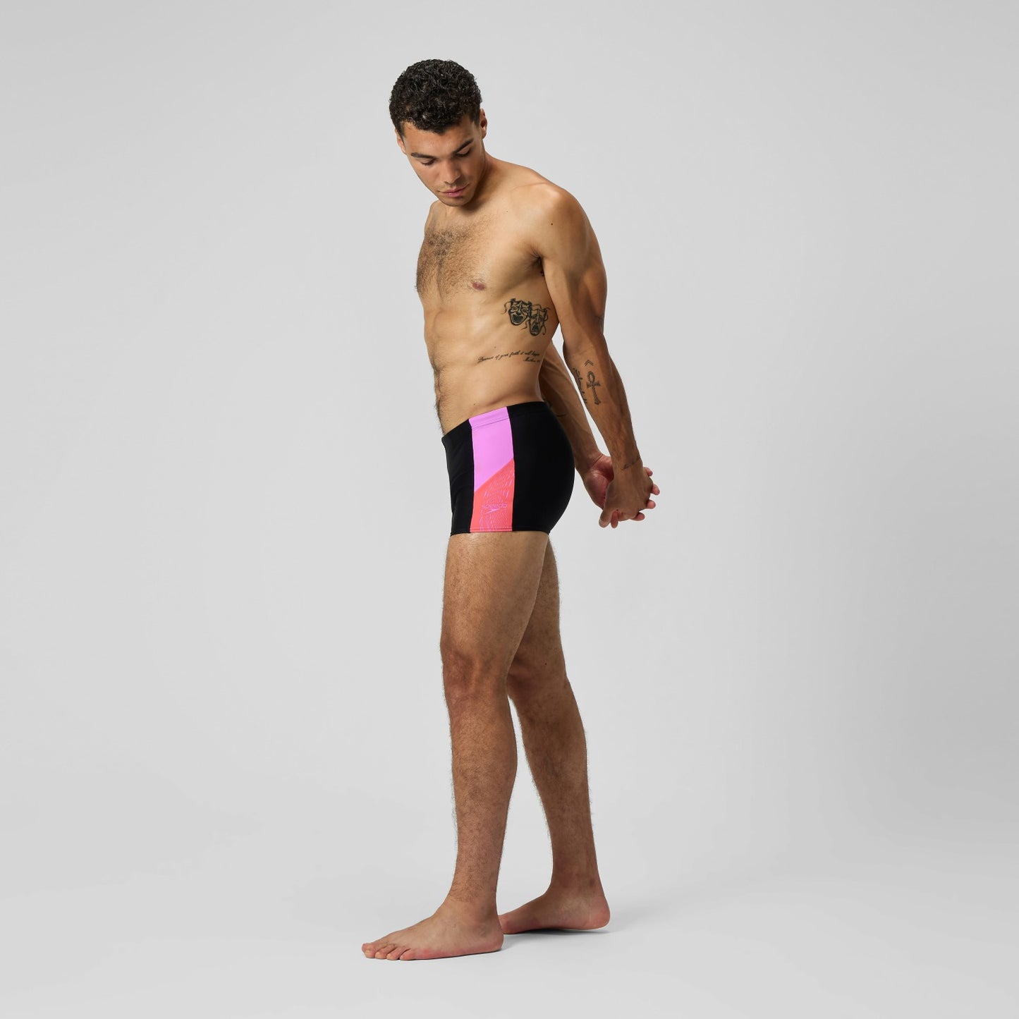 Dive Aquashorts Black/Coral - Speedo