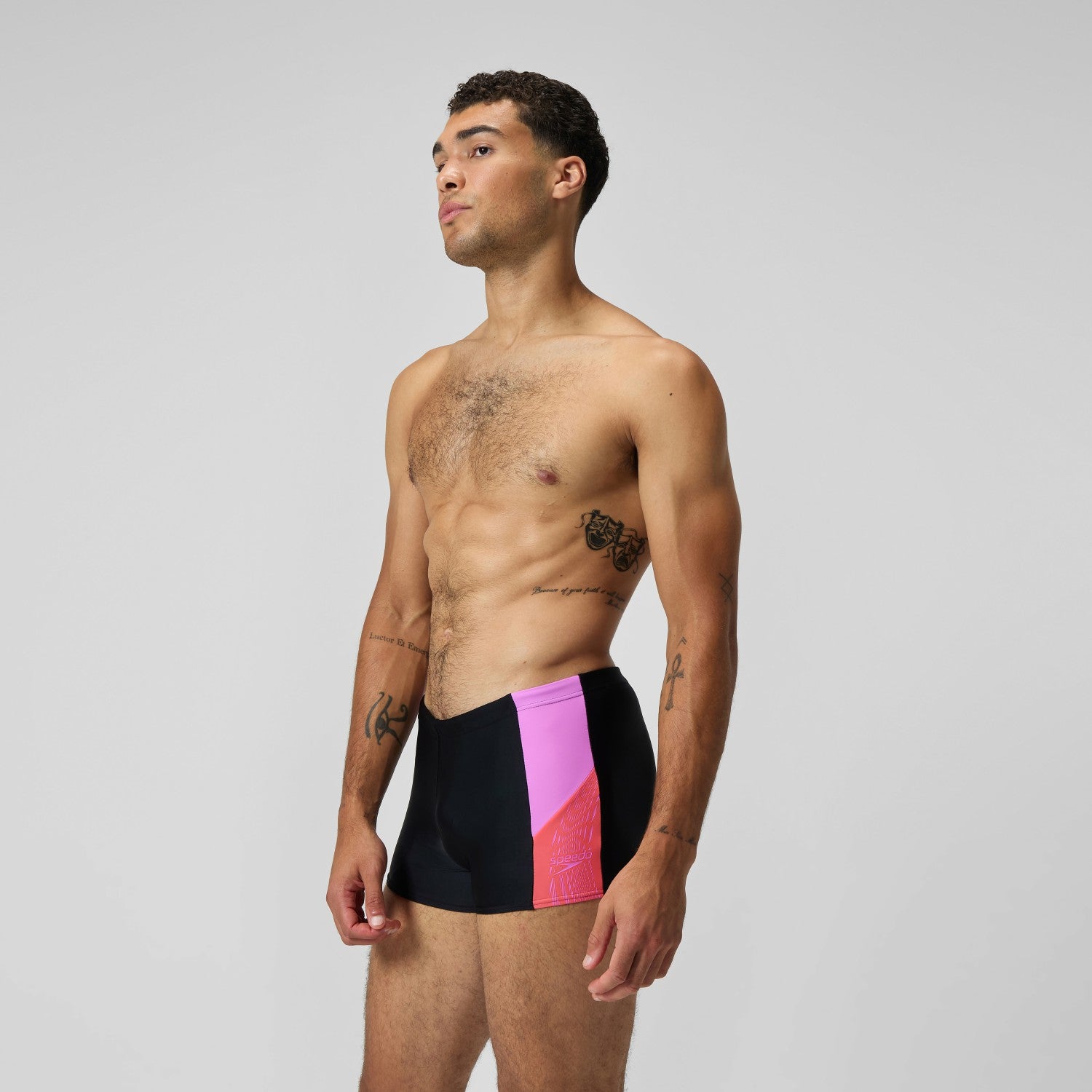 Dive Aquashorts Black/Coral - Speedo