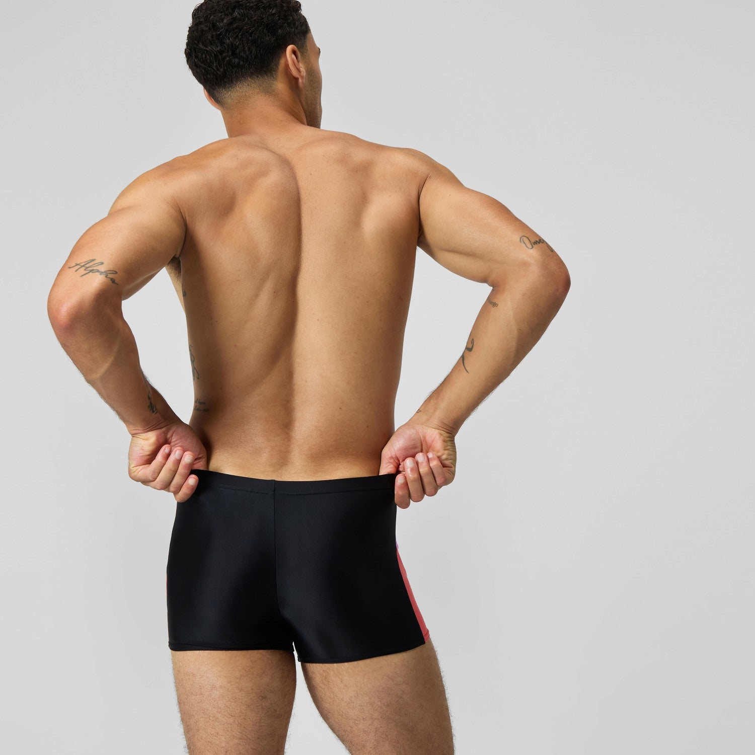 Dive Aquashorts Black/Coral - Speedo