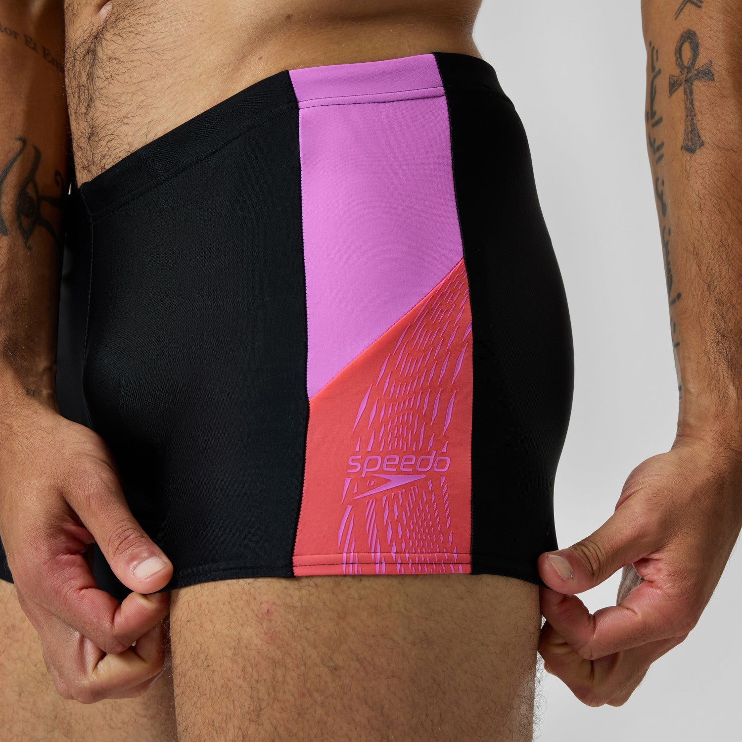 Dive Aquashorts Black/Coral - Speedo