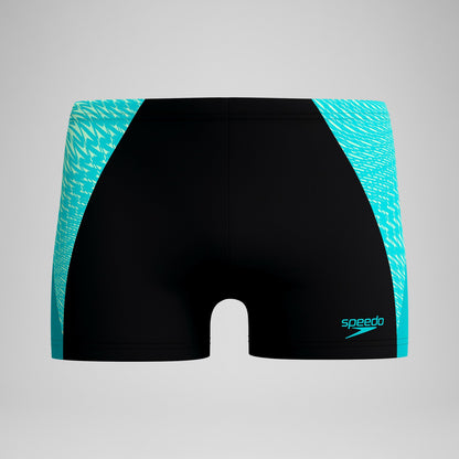 Endurance+ MAX Splice Aquashorts Black/Turquoise - Speedo