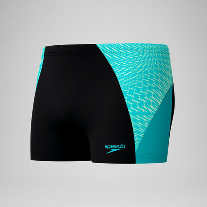 Endurance+ MAX Splice Aquashorts Black/Turquoise - Speedo