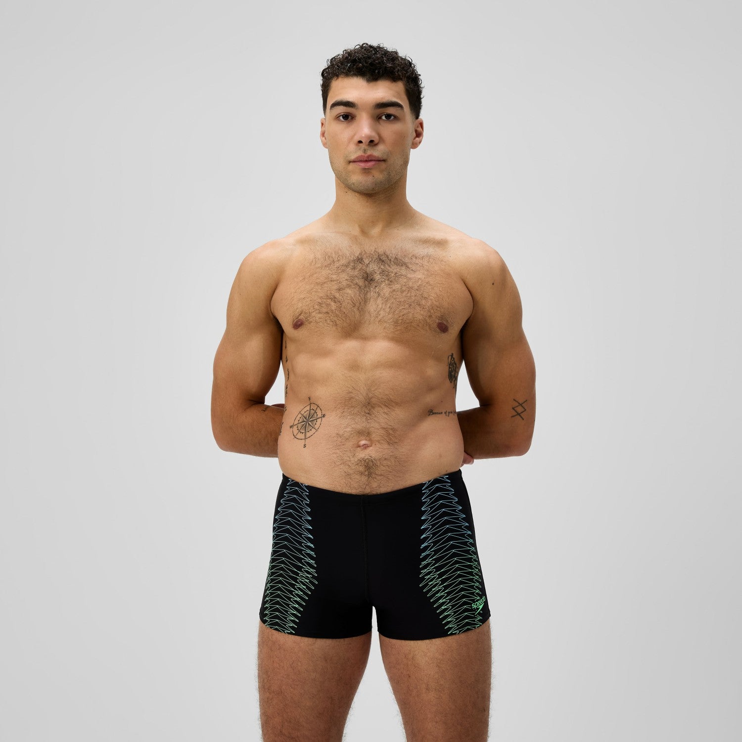 Duo Logo Aquashorts Black - Speedo