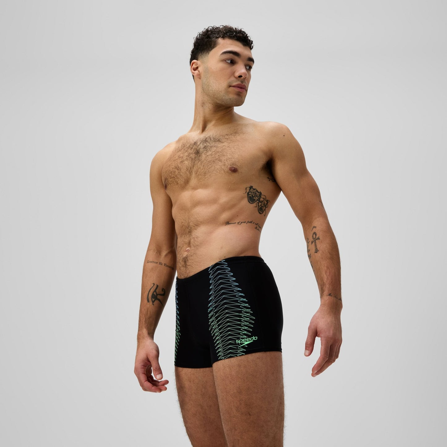 Duo Logo Aquashorts Black - Speedo