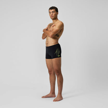 HyperBoom Placement Aquashorts Black/Yellow - Speedo
