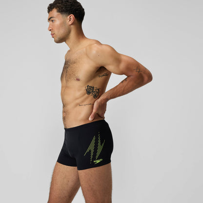 HyperBoom Placement Aquashorts Black/Yellow - Speedo