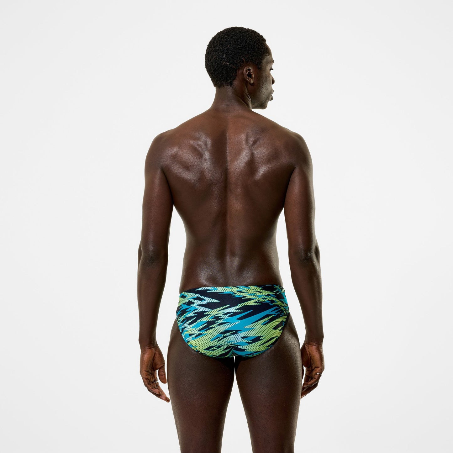 Hyperboom Printed Brief Black/Green - Speedo