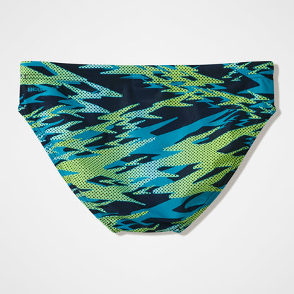 Hyperboom Printed Brief Black/Green - Speedo