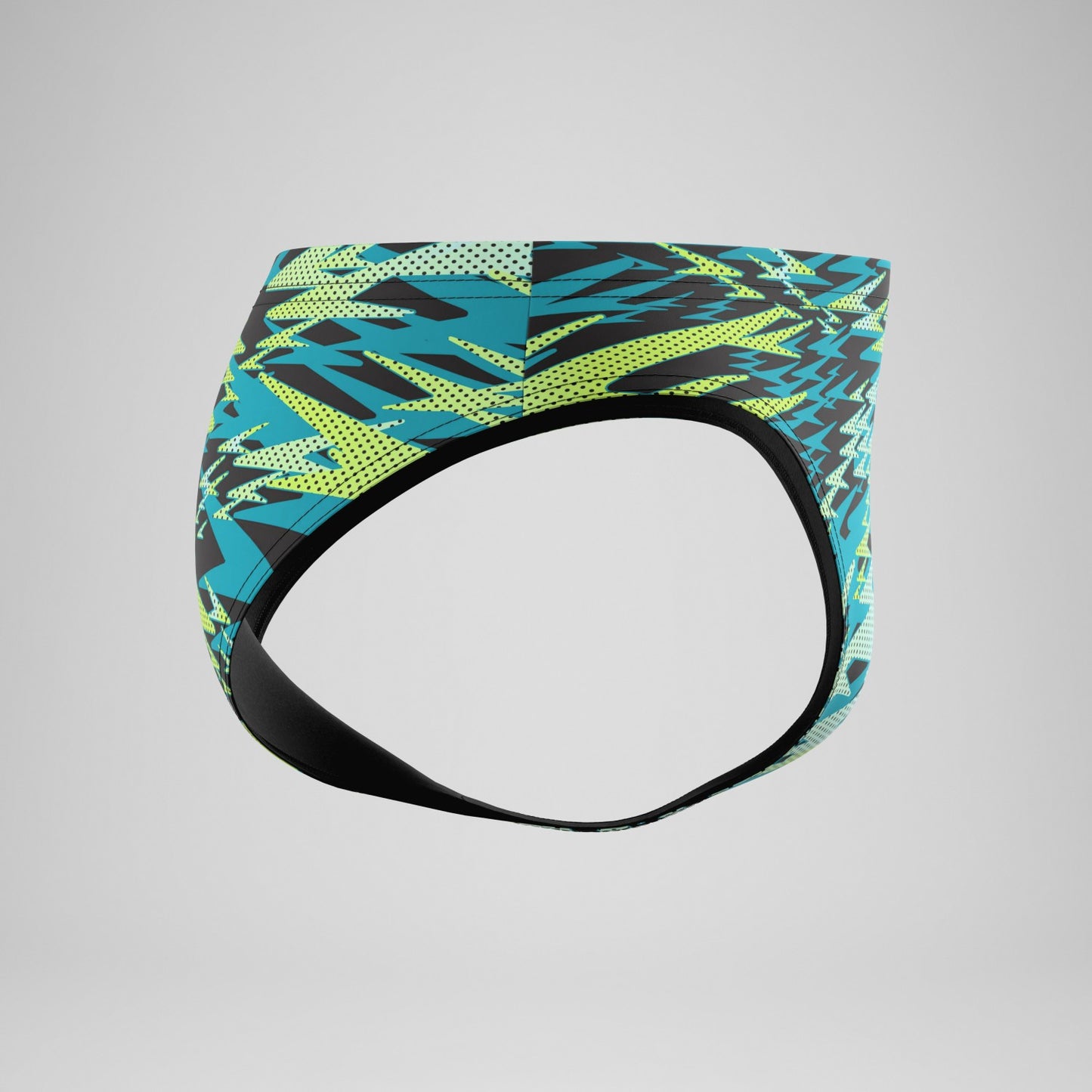 Hyperboom Printed Brief Black/Green - Speedo