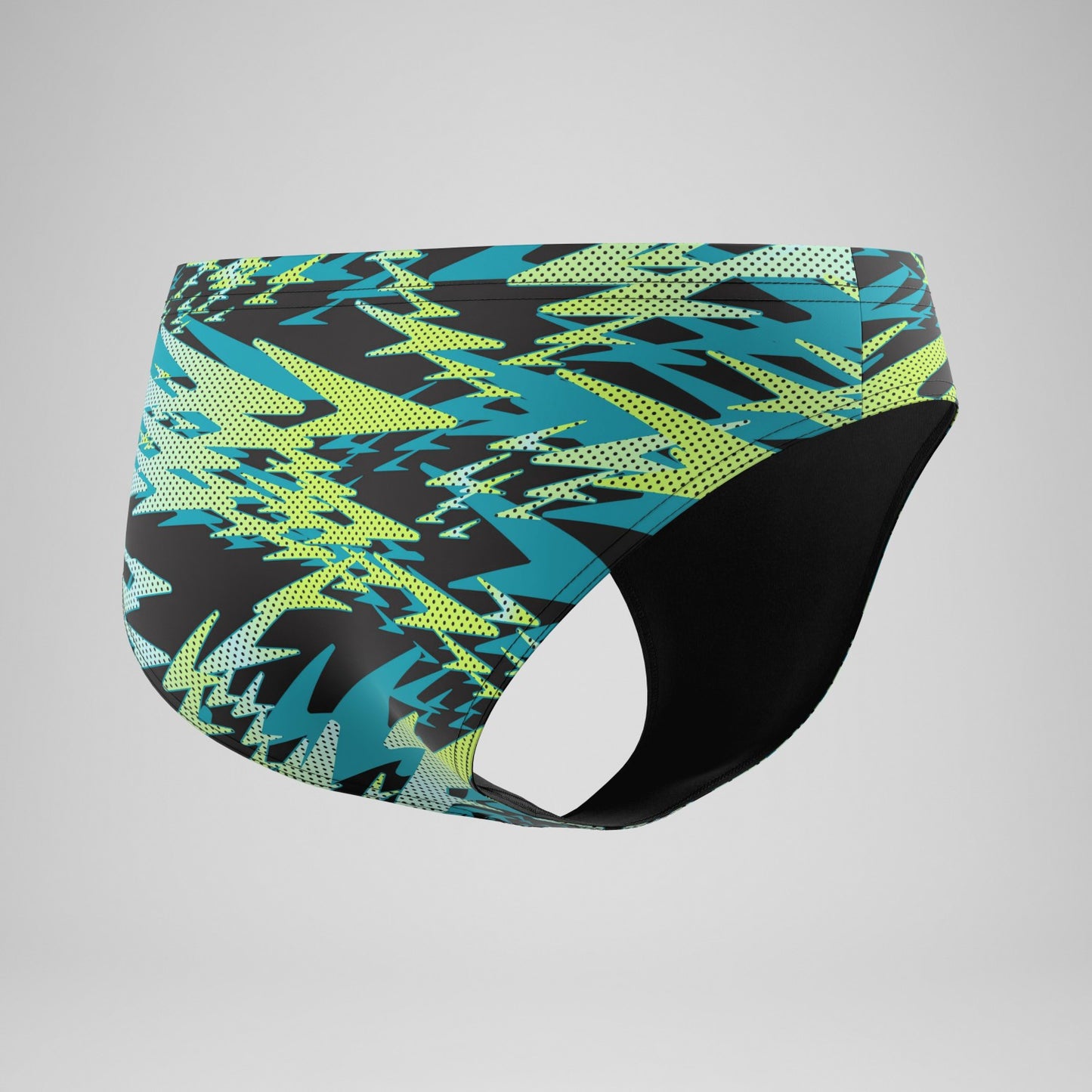 Hyperboom Printed Brief Black/Green - Speedo