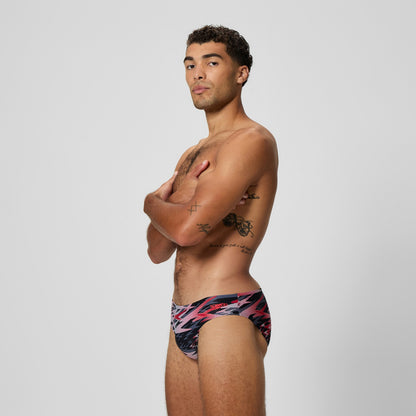 Hyperboom Printed Brief Black/Red - Speedo