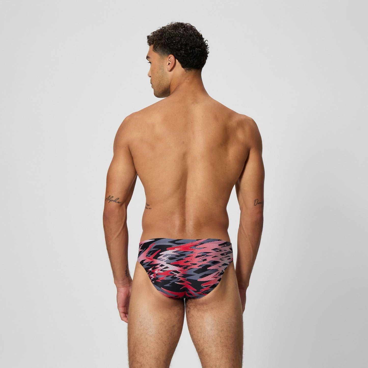 Hyperboom Printed Brief Black/Red - Speedo