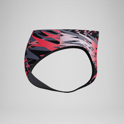 Hyperboom Printed Brief Black/Red - Speedo
