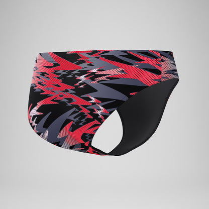 Hyperboom Printed Brief Black/Red - Speedo