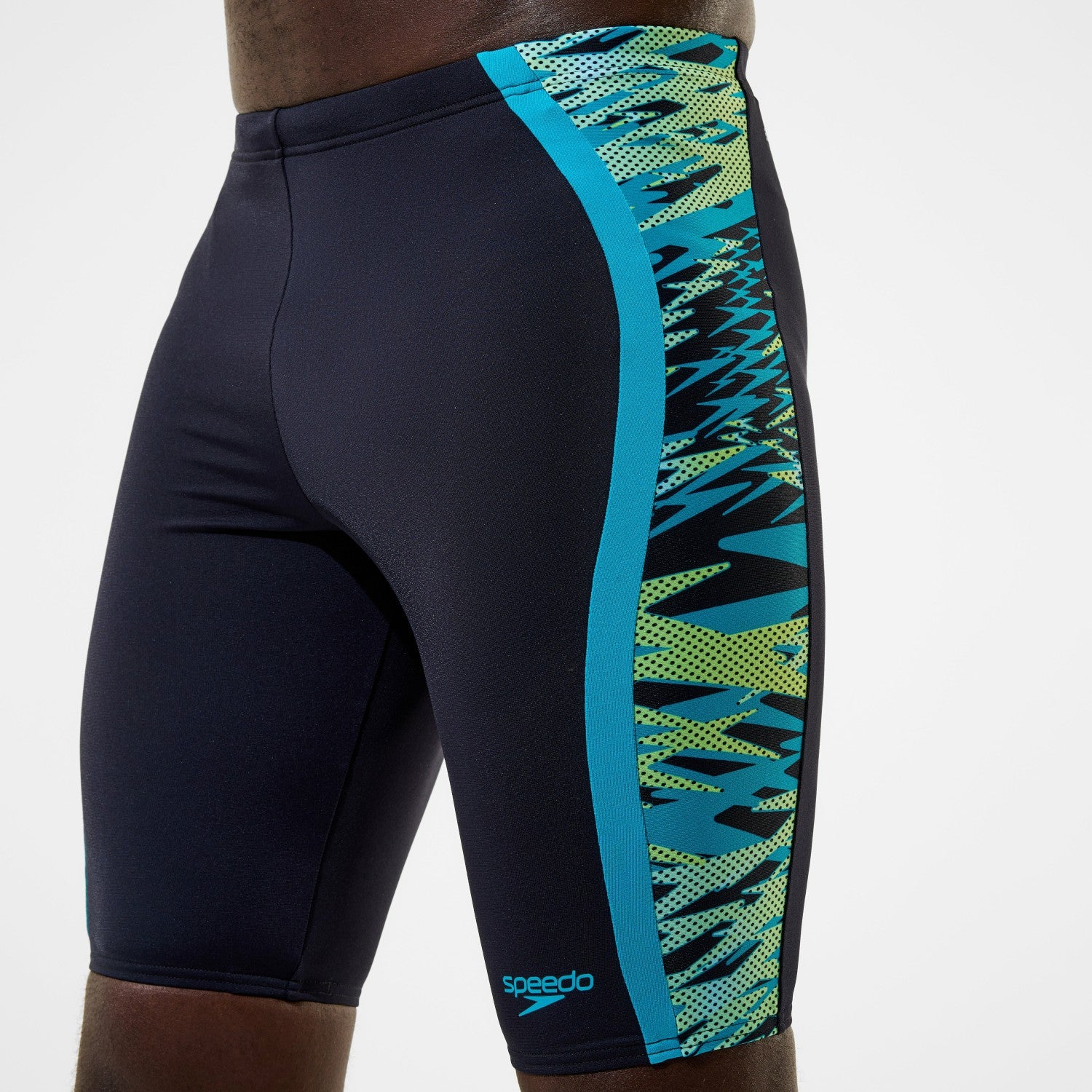 Hyperboom Splice Jammer Black/Green - Speedo