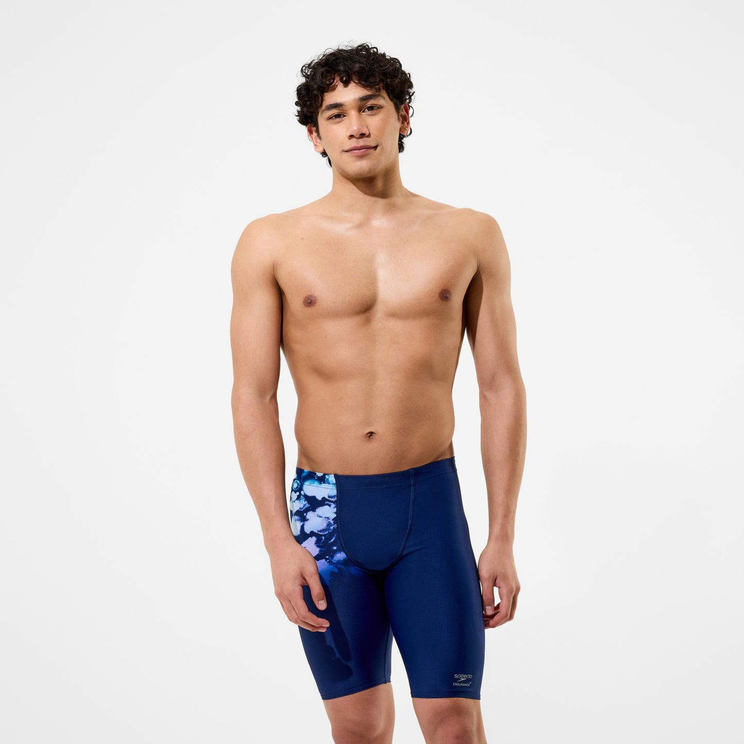 Club Training Printed Jammer Navy/Blue - Speedo