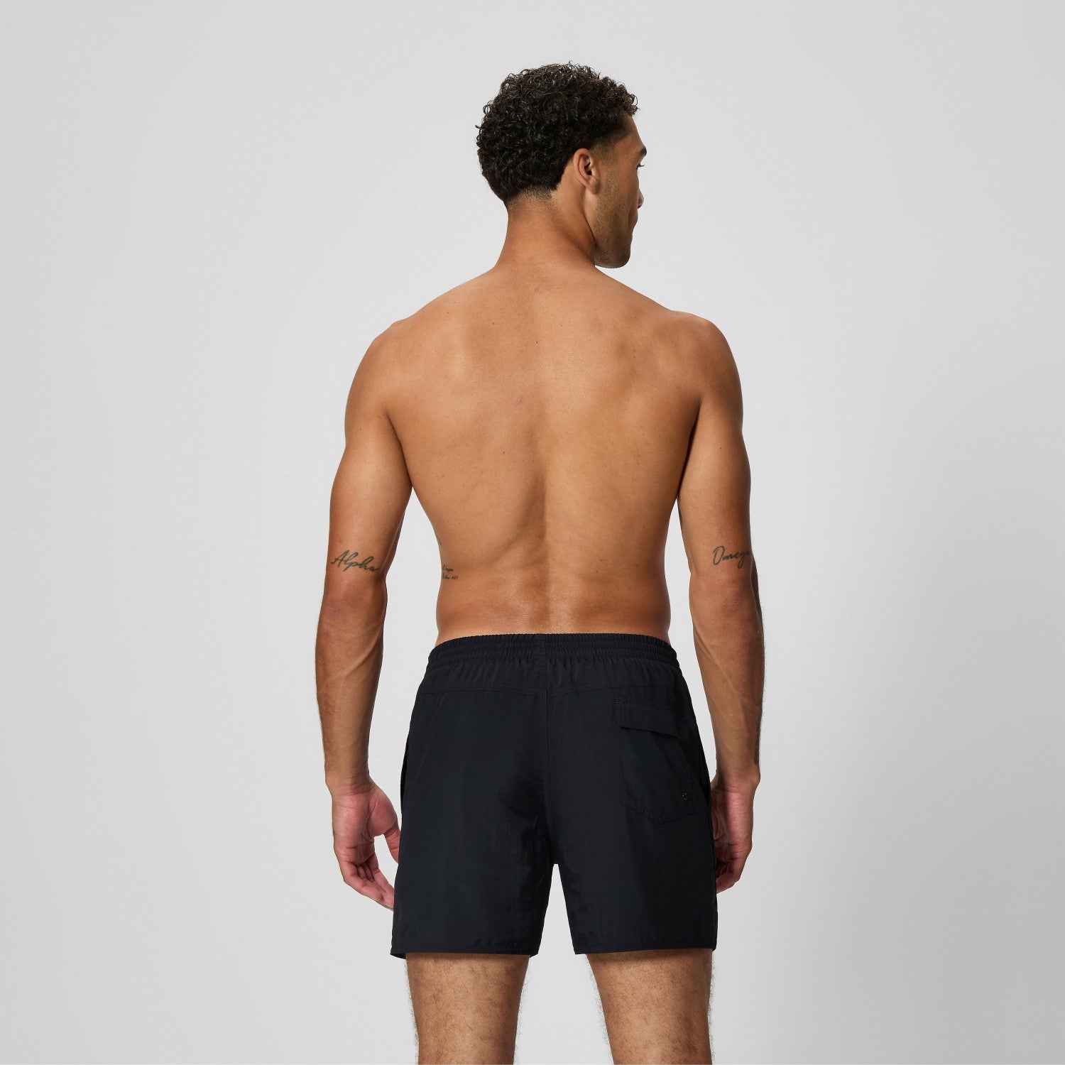 Medley Logo Swim Shorts Black/Red - Speedo