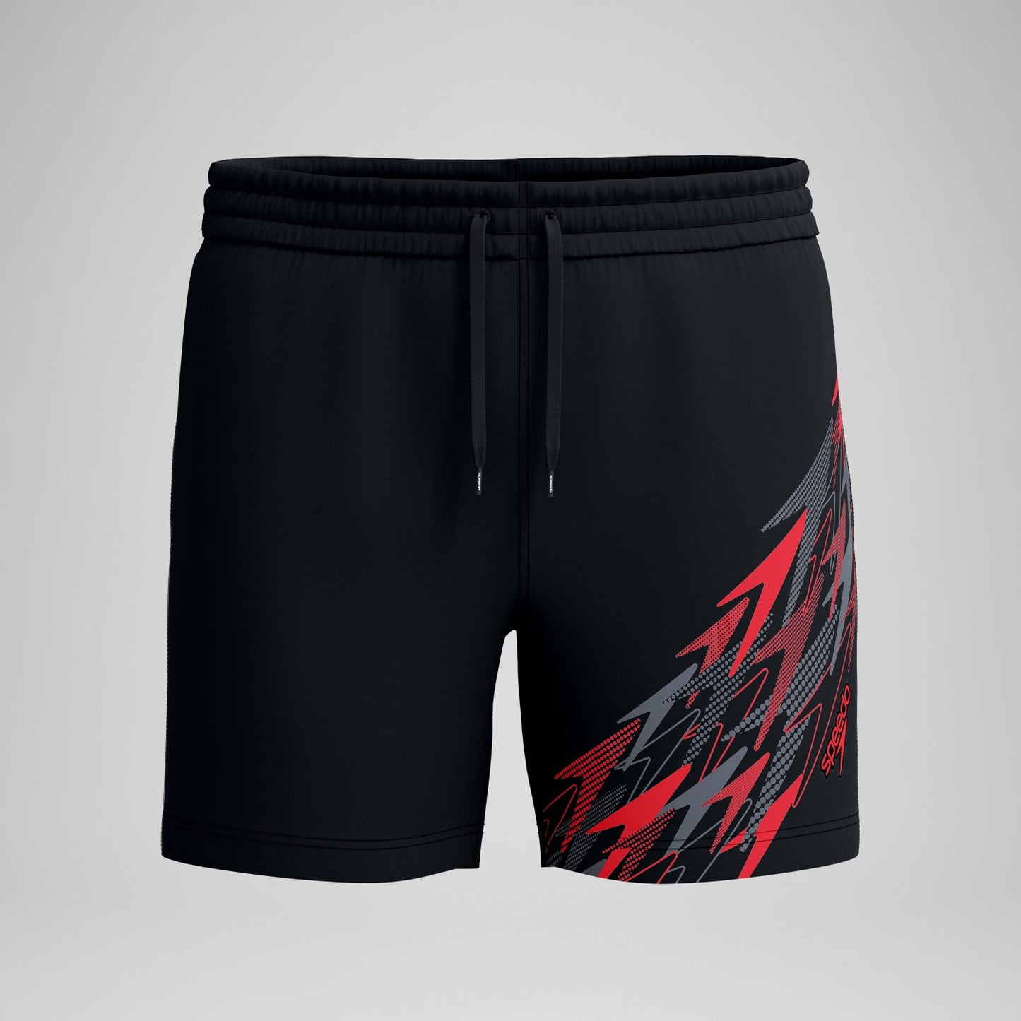 Medley Logo Swim Shorts Black/Red - Speedo