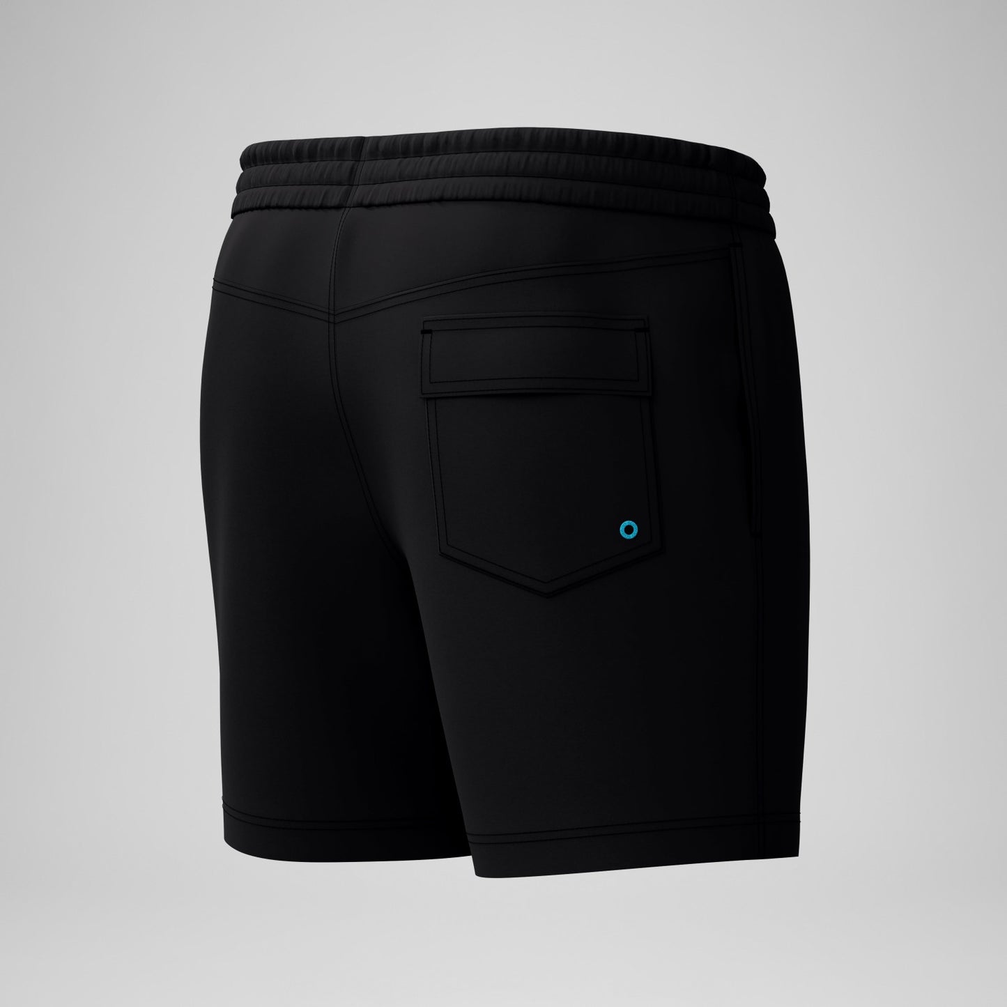 Medley Logo Swim Shorts Black/Red - Speedo