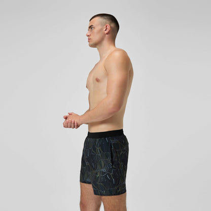 Print Volley Swim Shorts Black/Grey - Speedo