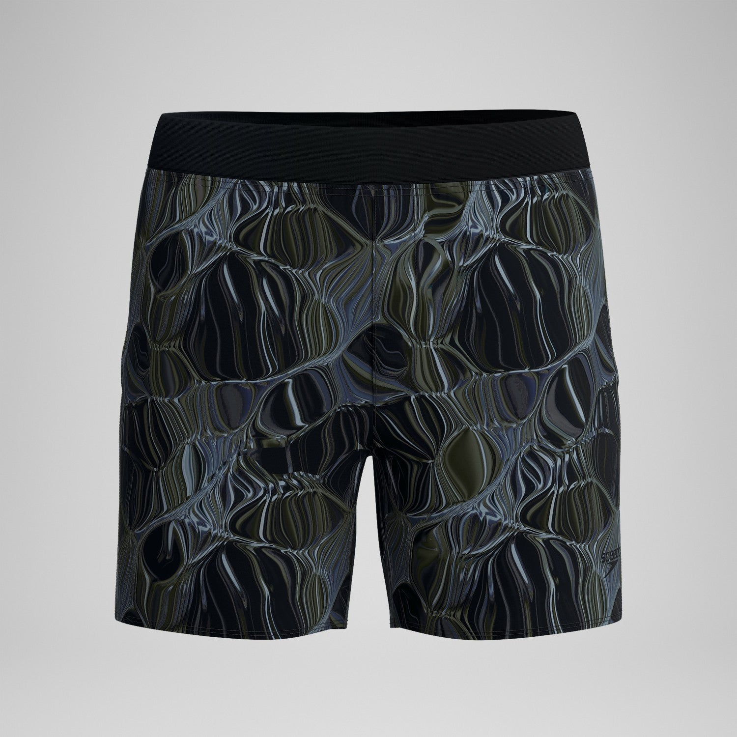 Print Volley Swim Shorts Black/Grey - Speedo