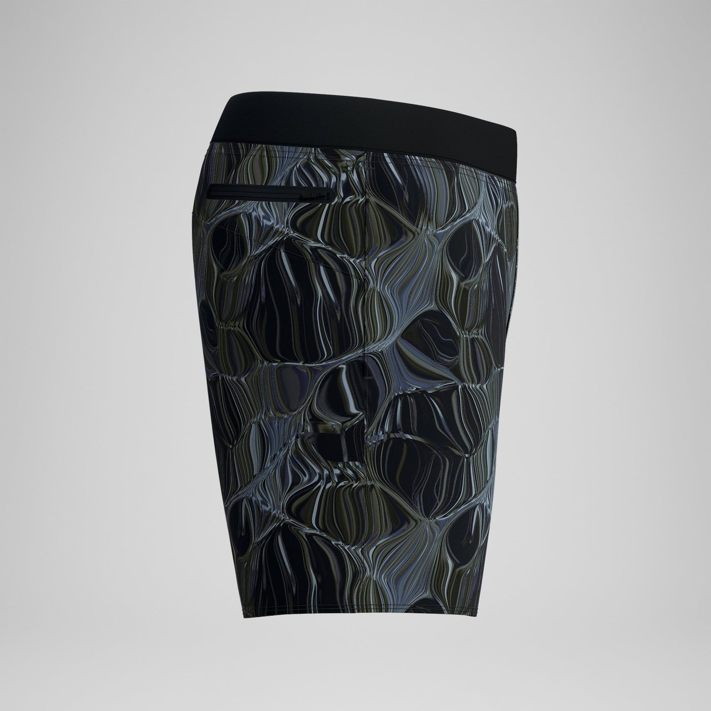 Print Volley Swim Shorts Black/Grey - Speedo