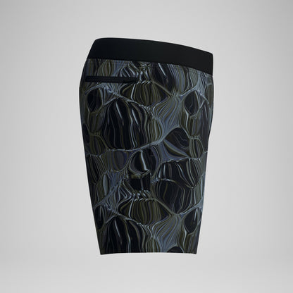 Print Volley Swim Shorts Black/Grey - Speedo